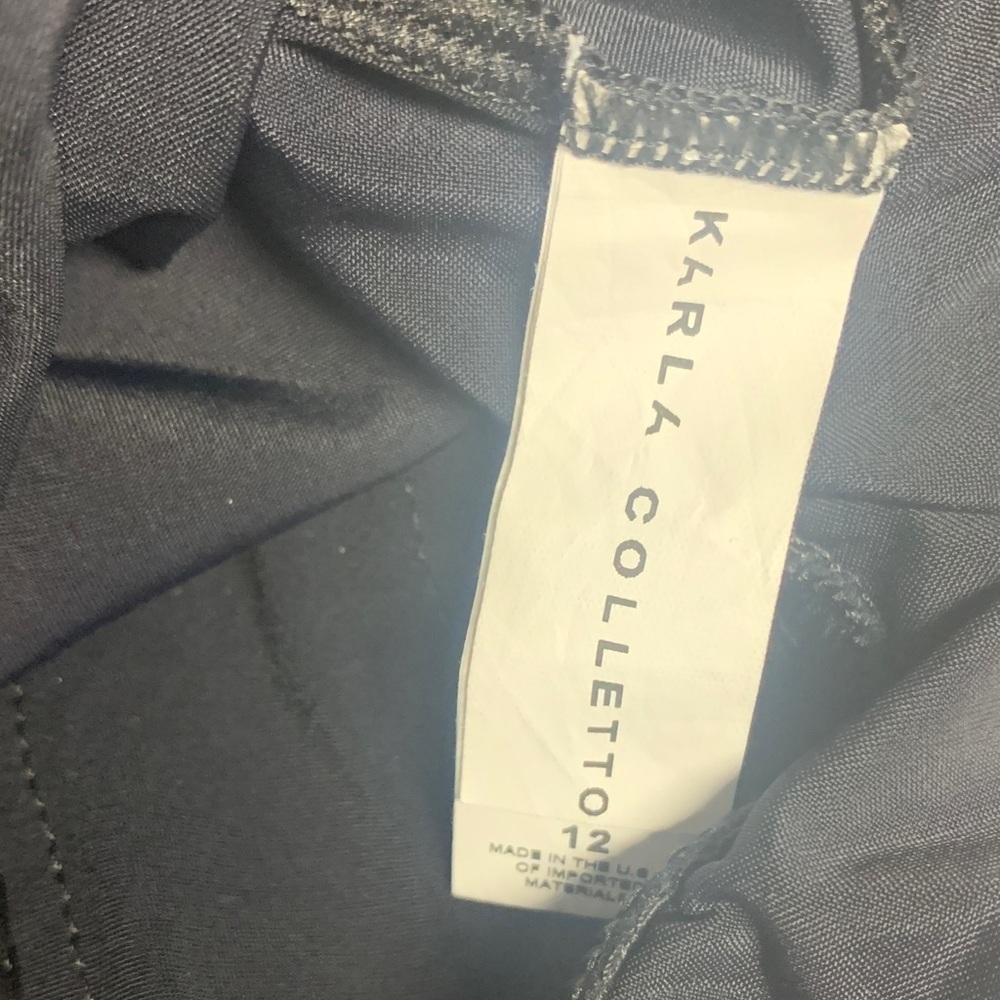 Karla Colletto Black Pleat Skirt Swimsuit Size 12 USA​ - Picture 2 of 5